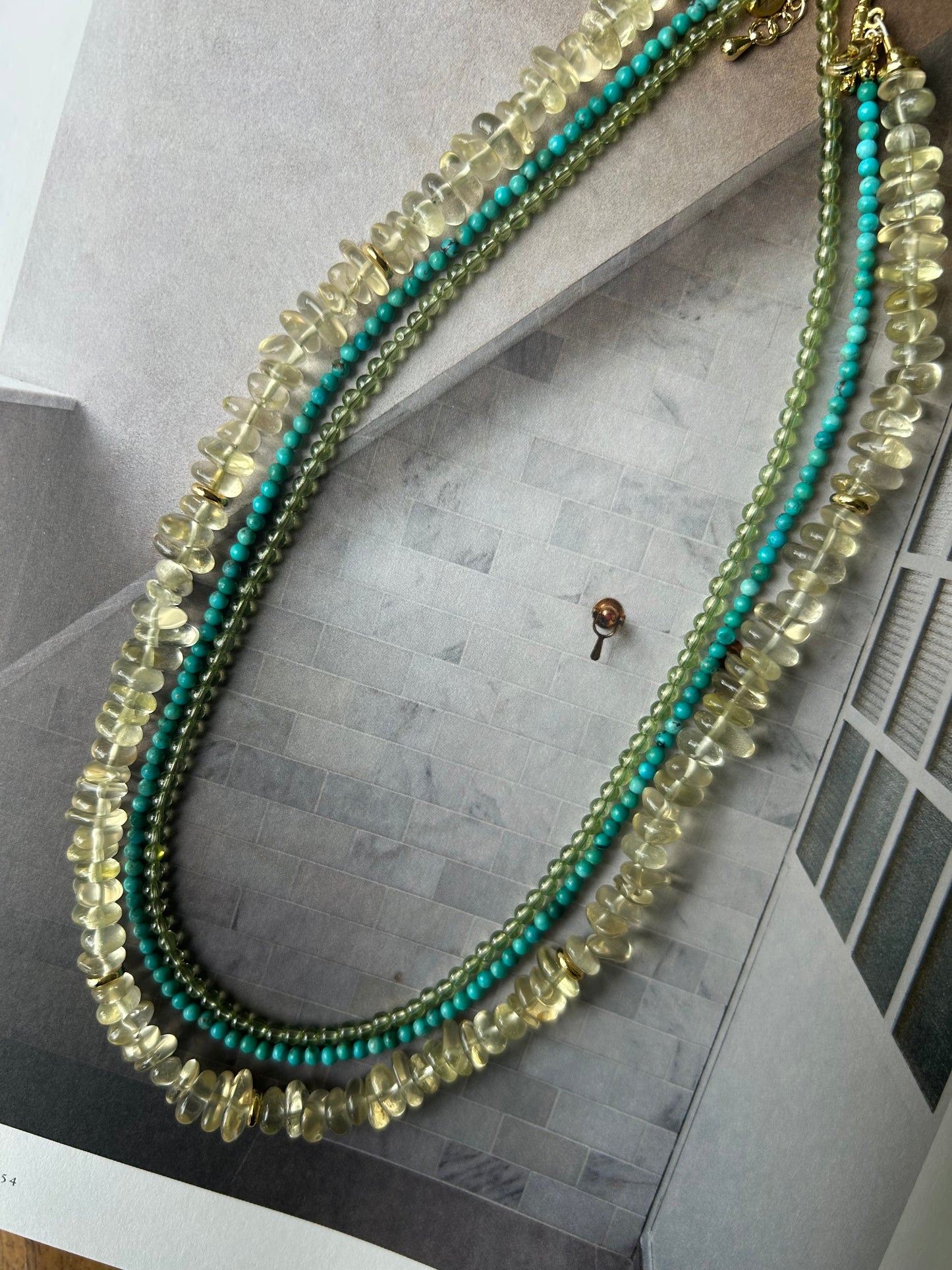 Mini Peridot Necklace