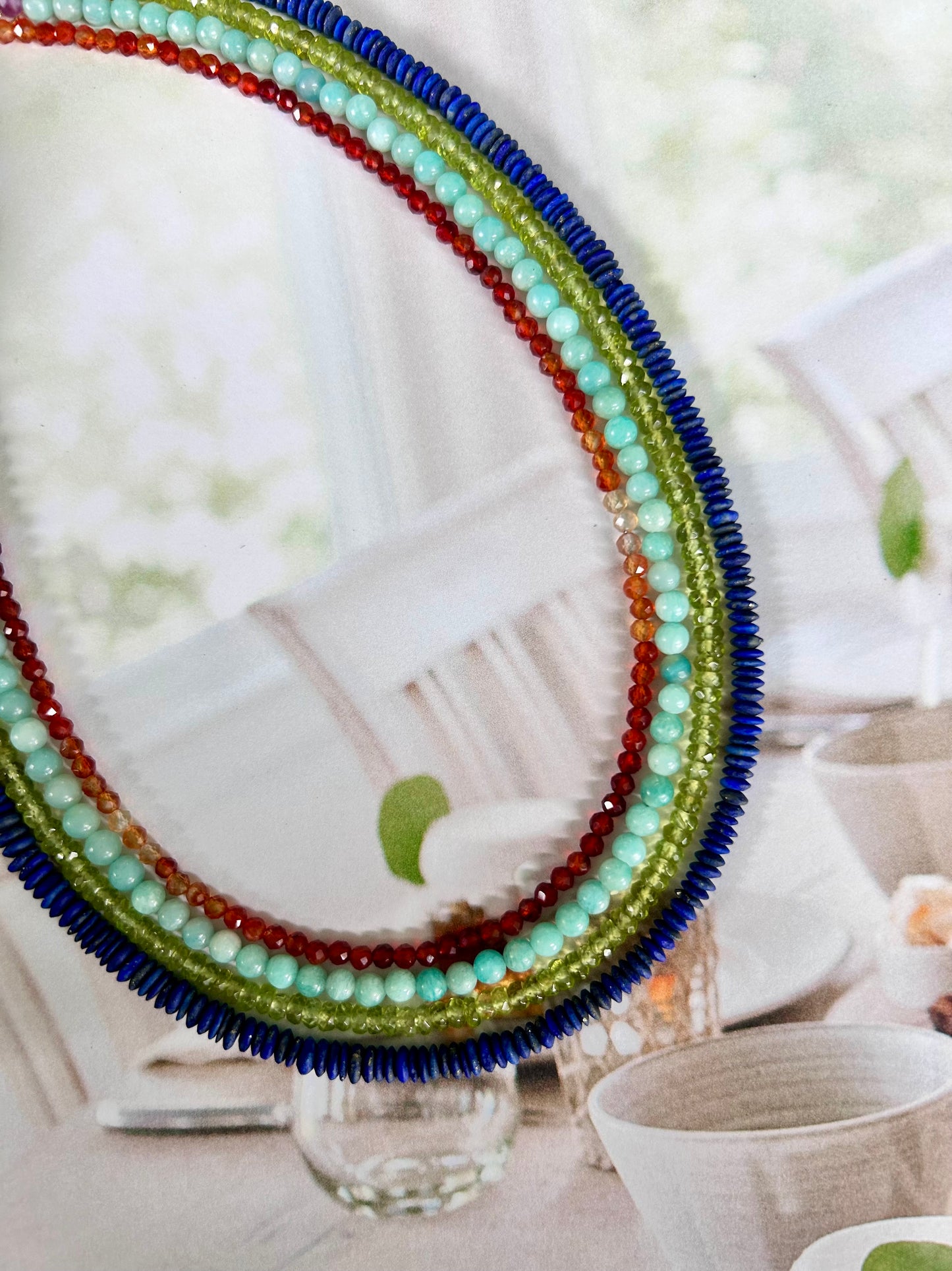 Orange Ombré Necklace