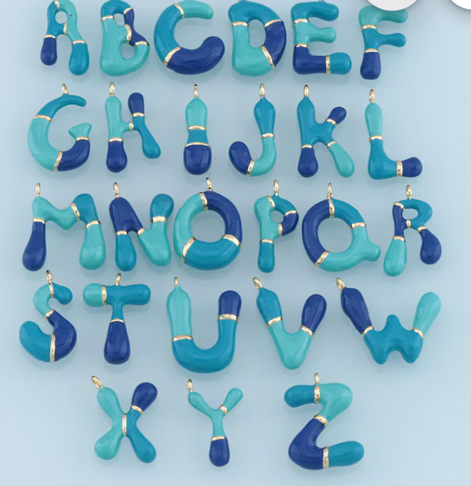 Colorful Initial Charm