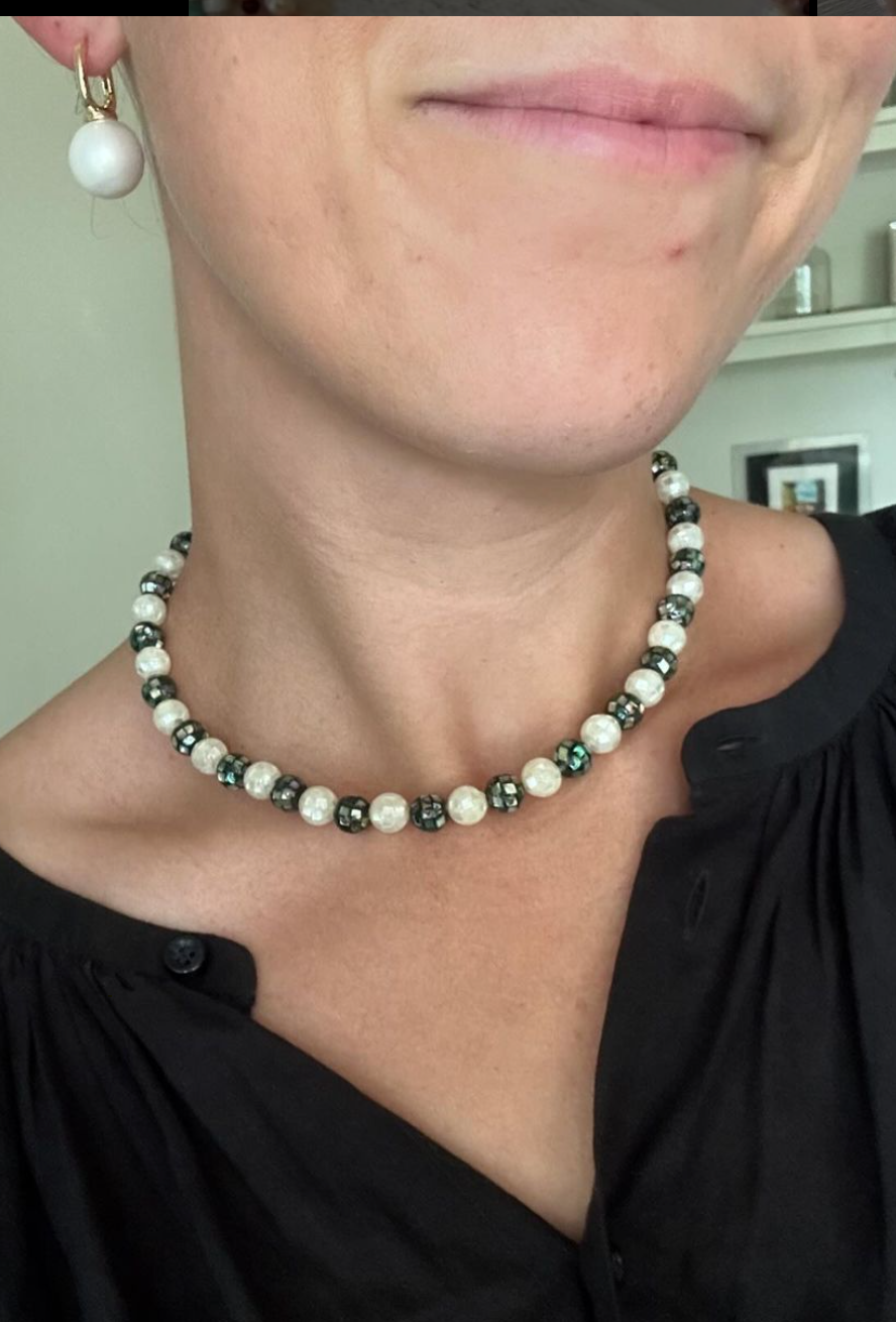 Disco Pearl Necklace