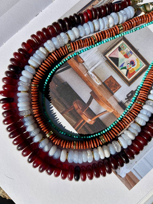 Fall Red Necklace