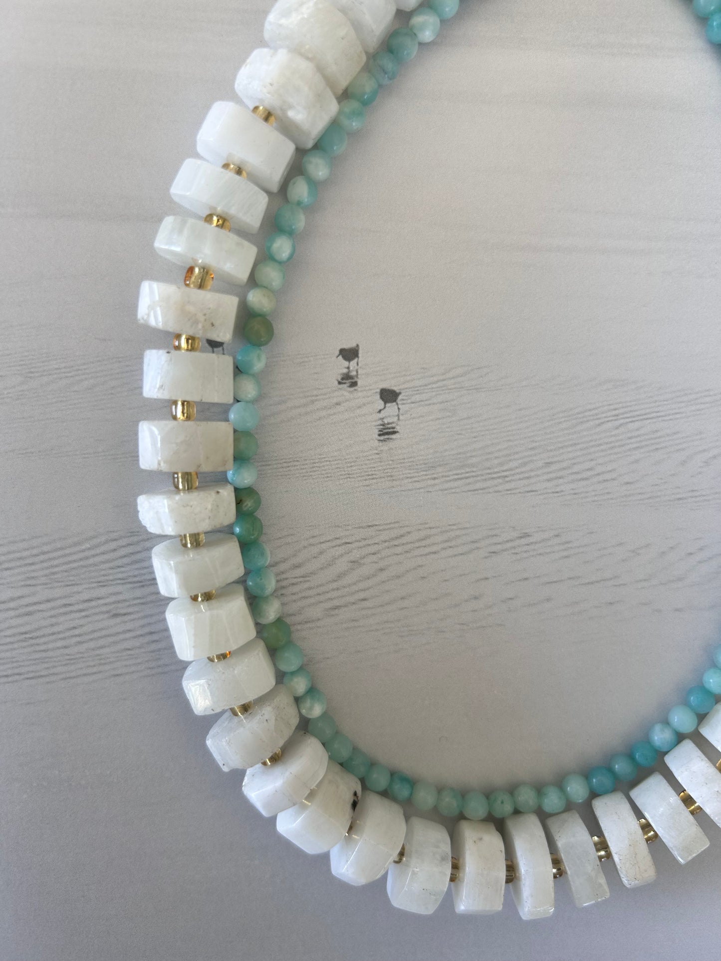 Ivory Moonstone Necklace