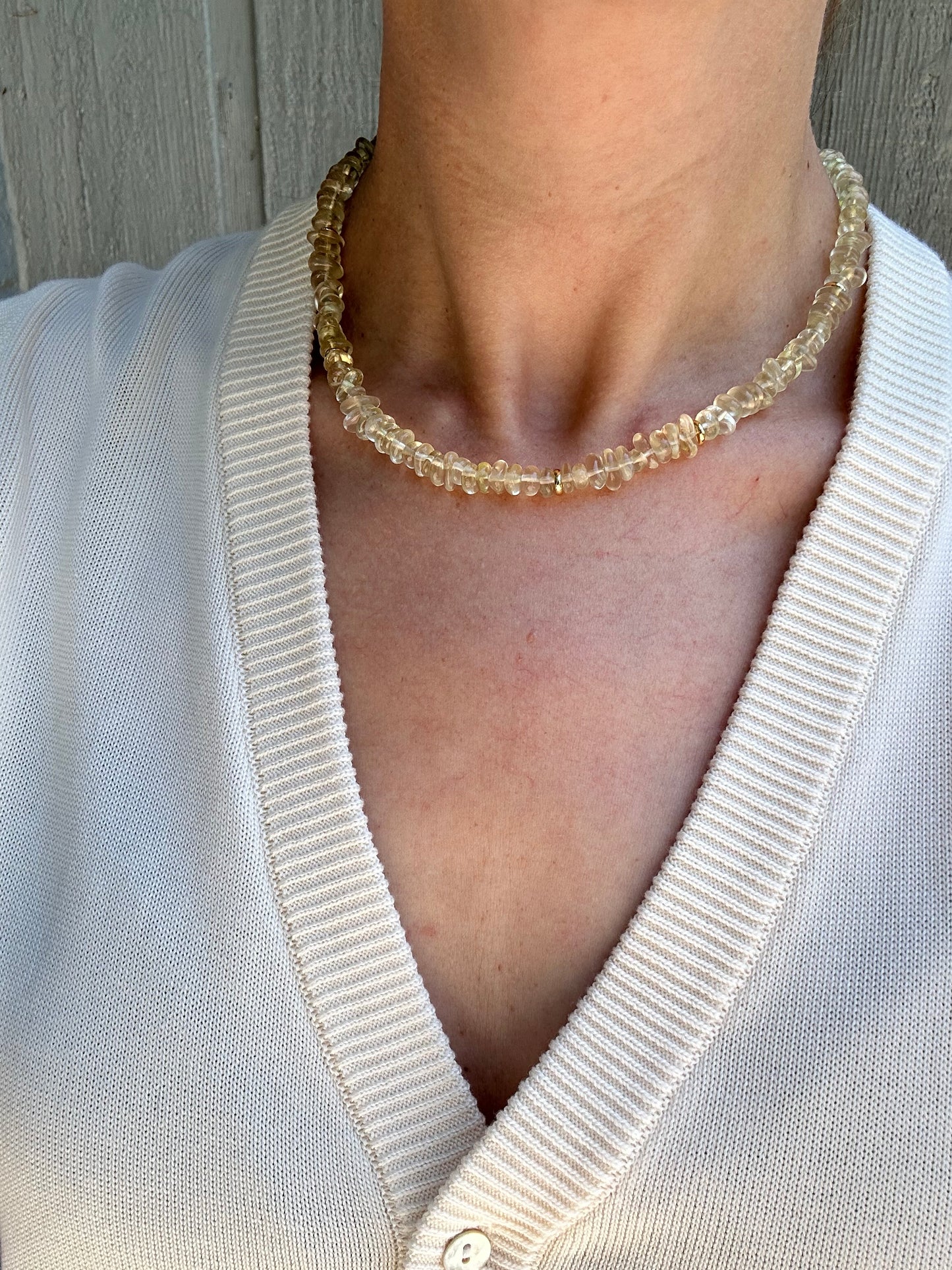Butter Yellow Necklace