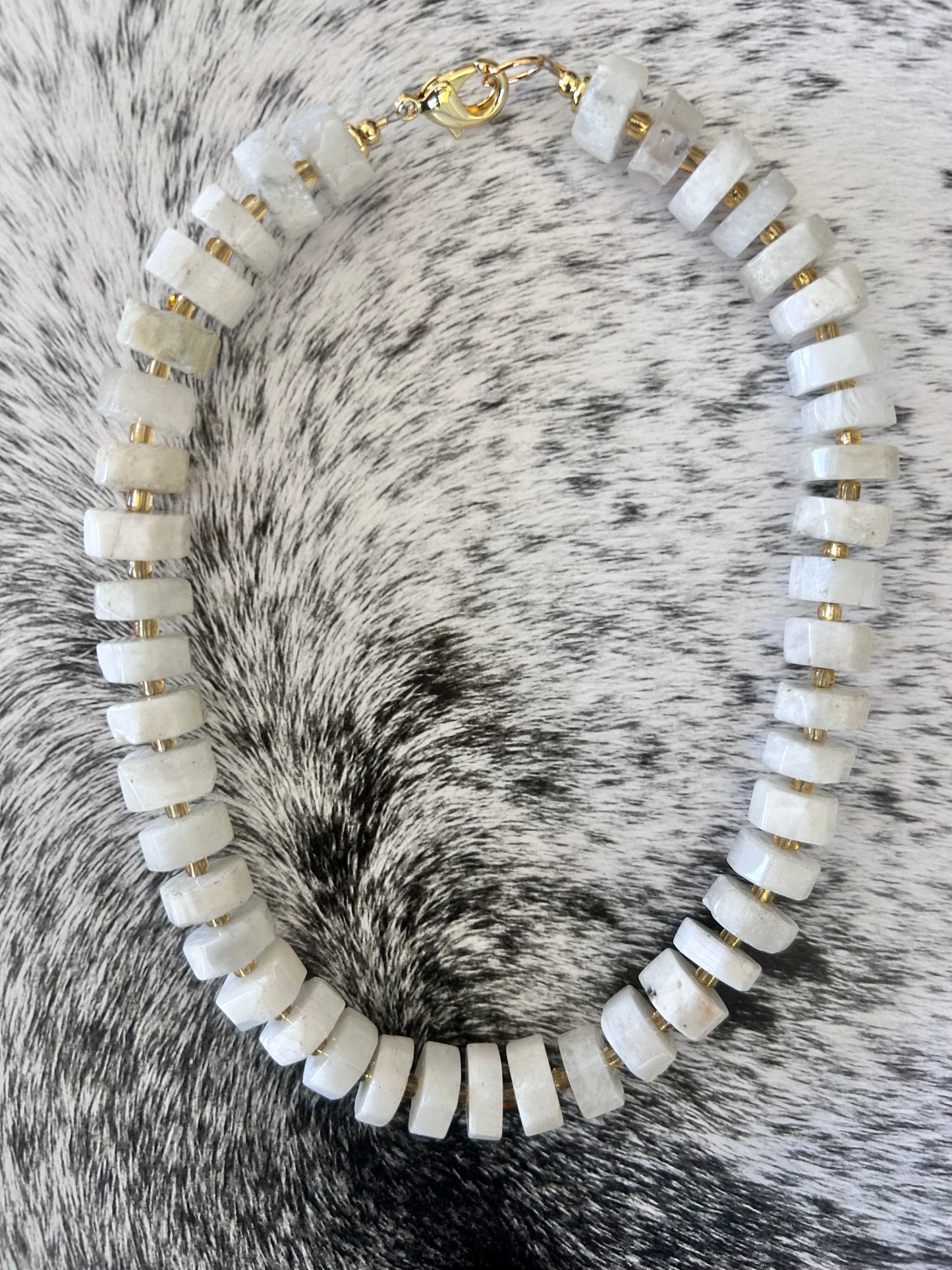 Ivory Moonstone Necklace