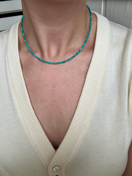 Mini Round Turquoise Necklace