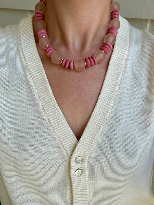 Pink Flamingo Necklace