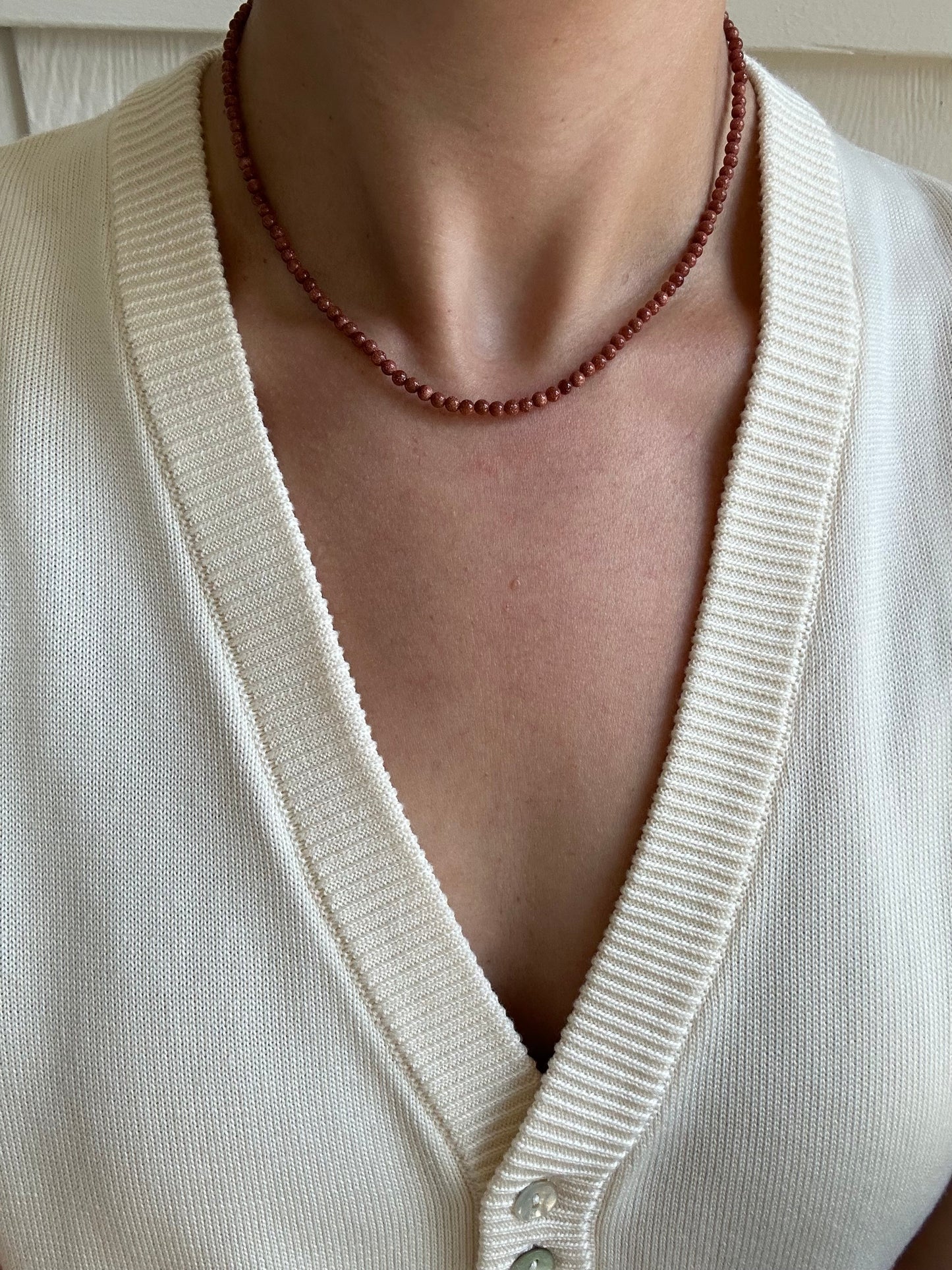 Mini Goldstone Necklace