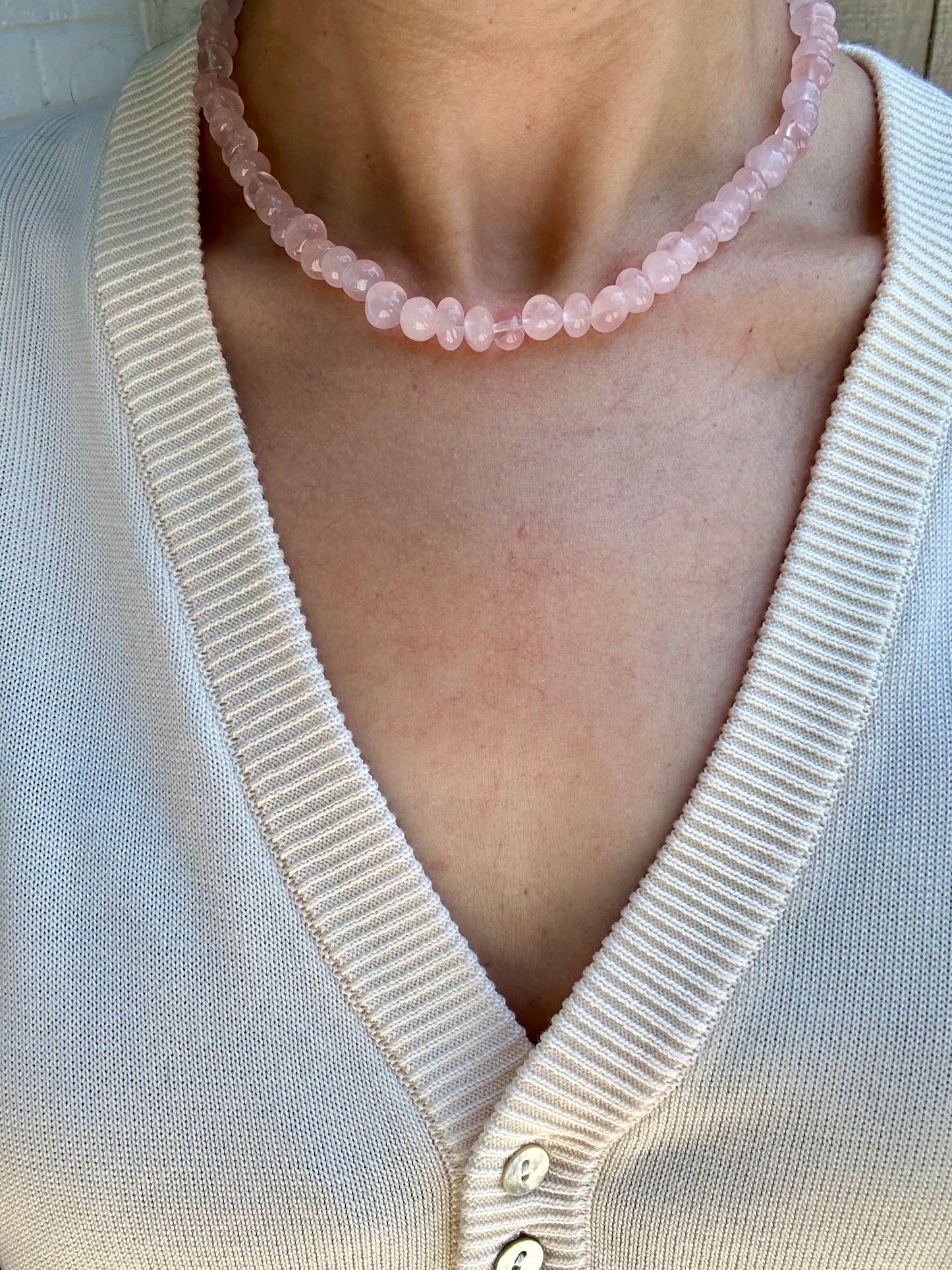 Pink Pebbles Necklace