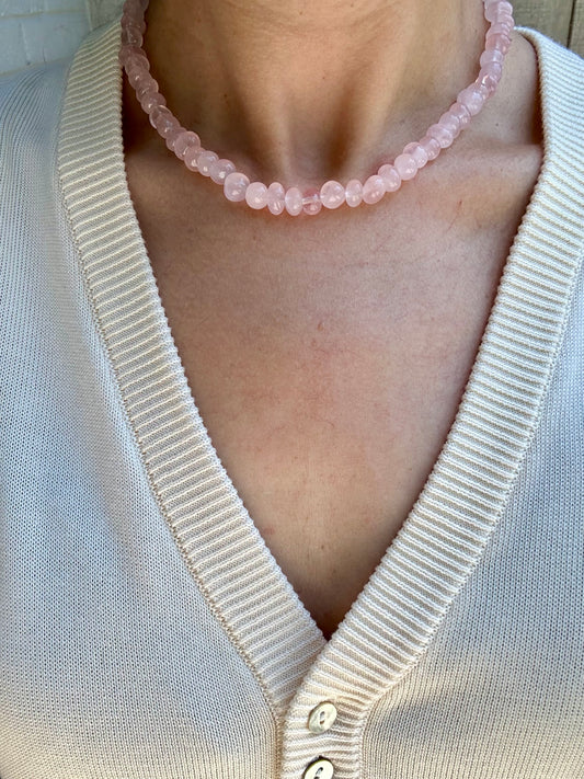 Pink Pebbles Necklace