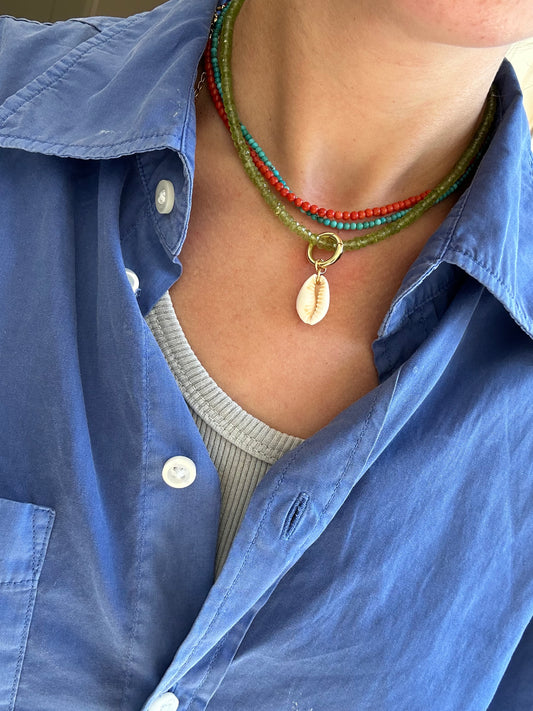 Puka Shell Charm
