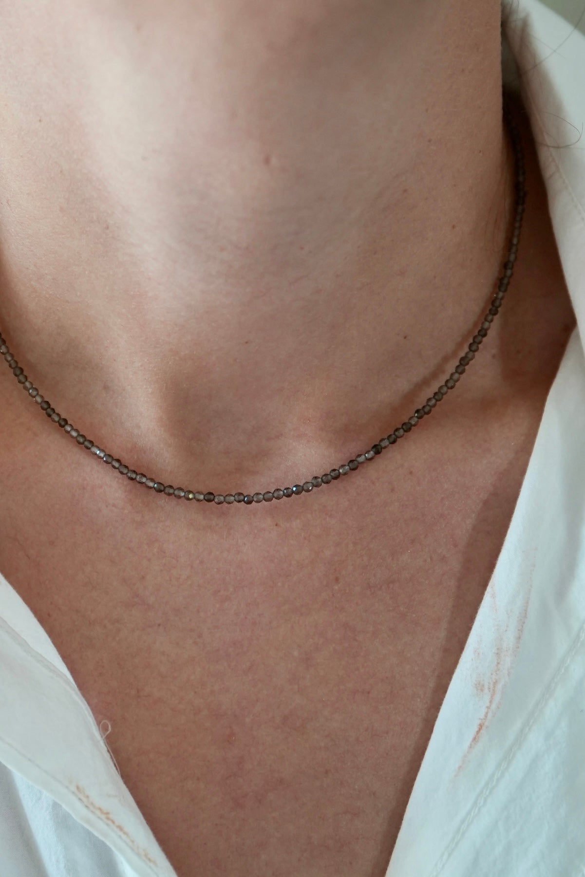 Mini Smoky Quartz Necklace