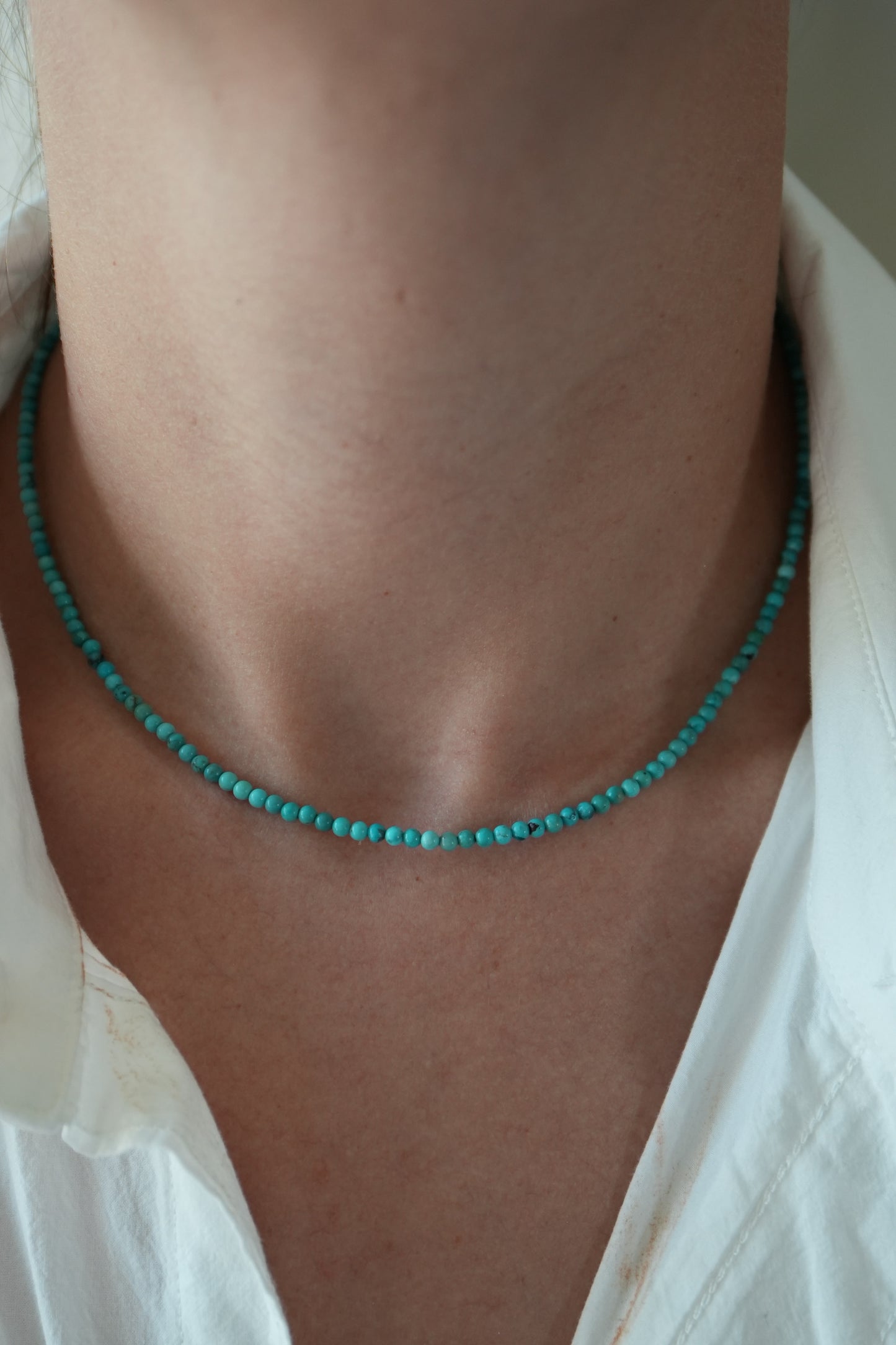 Mini Round Turquoise Necklace