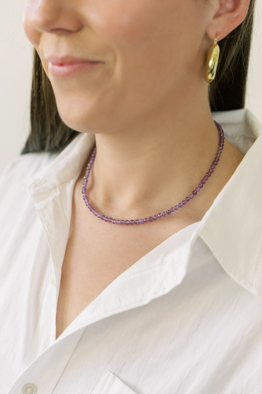 Small Amethyst Necklace