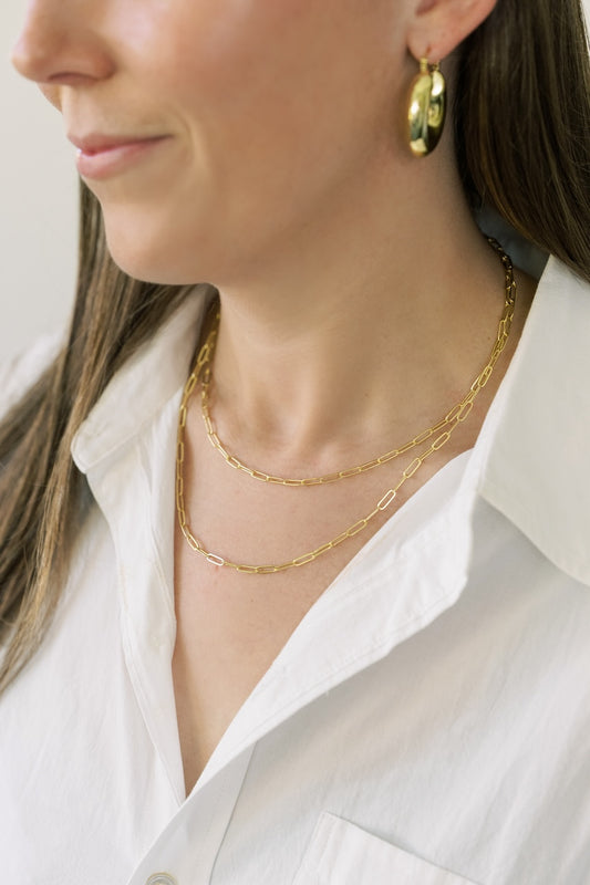 Mini Paperclip Necklace