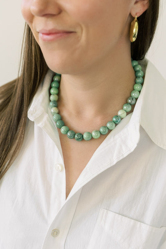 Green Gumball necklace