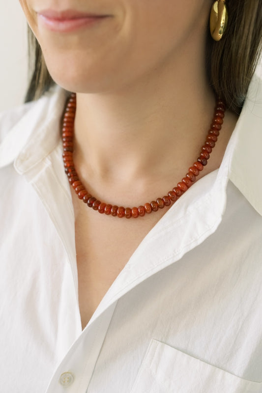 Red Carnelian Necklace