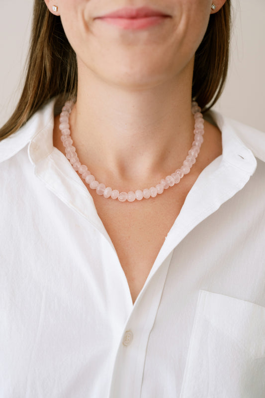 Pink Pebbles Necklace