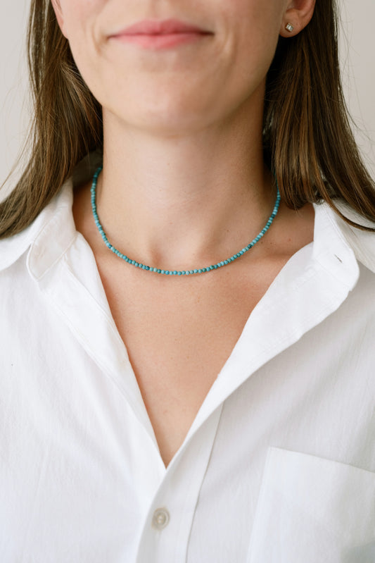 Mini Round Turquoise Necklace
