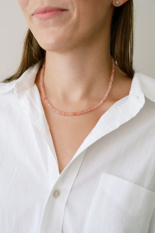 Cherry Quartz Necklace