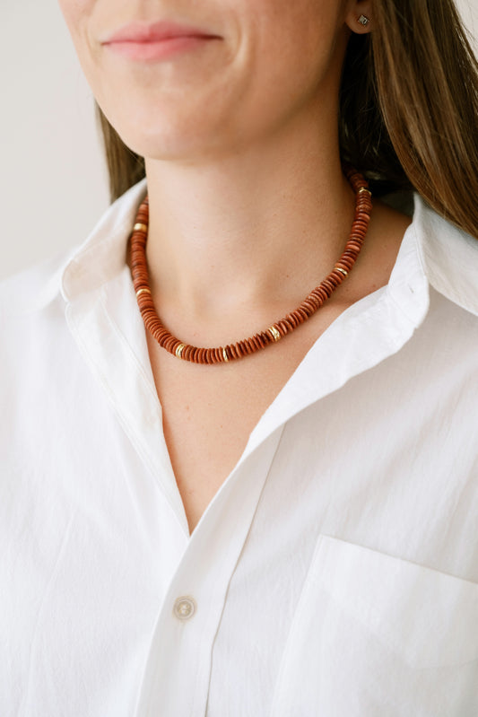 Shimmering Goldstone Necklace