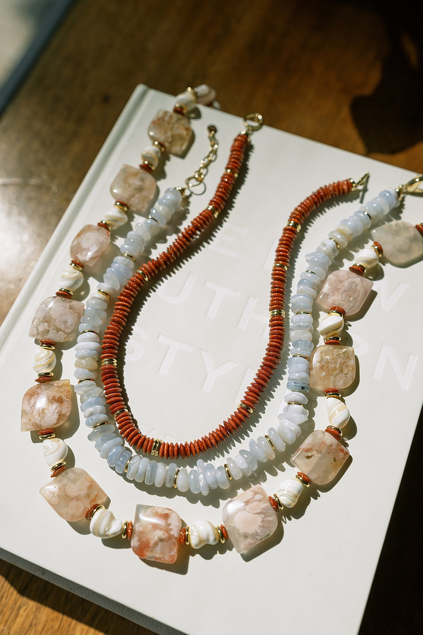 Shimmering Goldstone Necklace