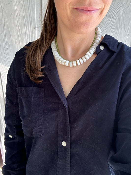 Ivory Moonstone Necklace