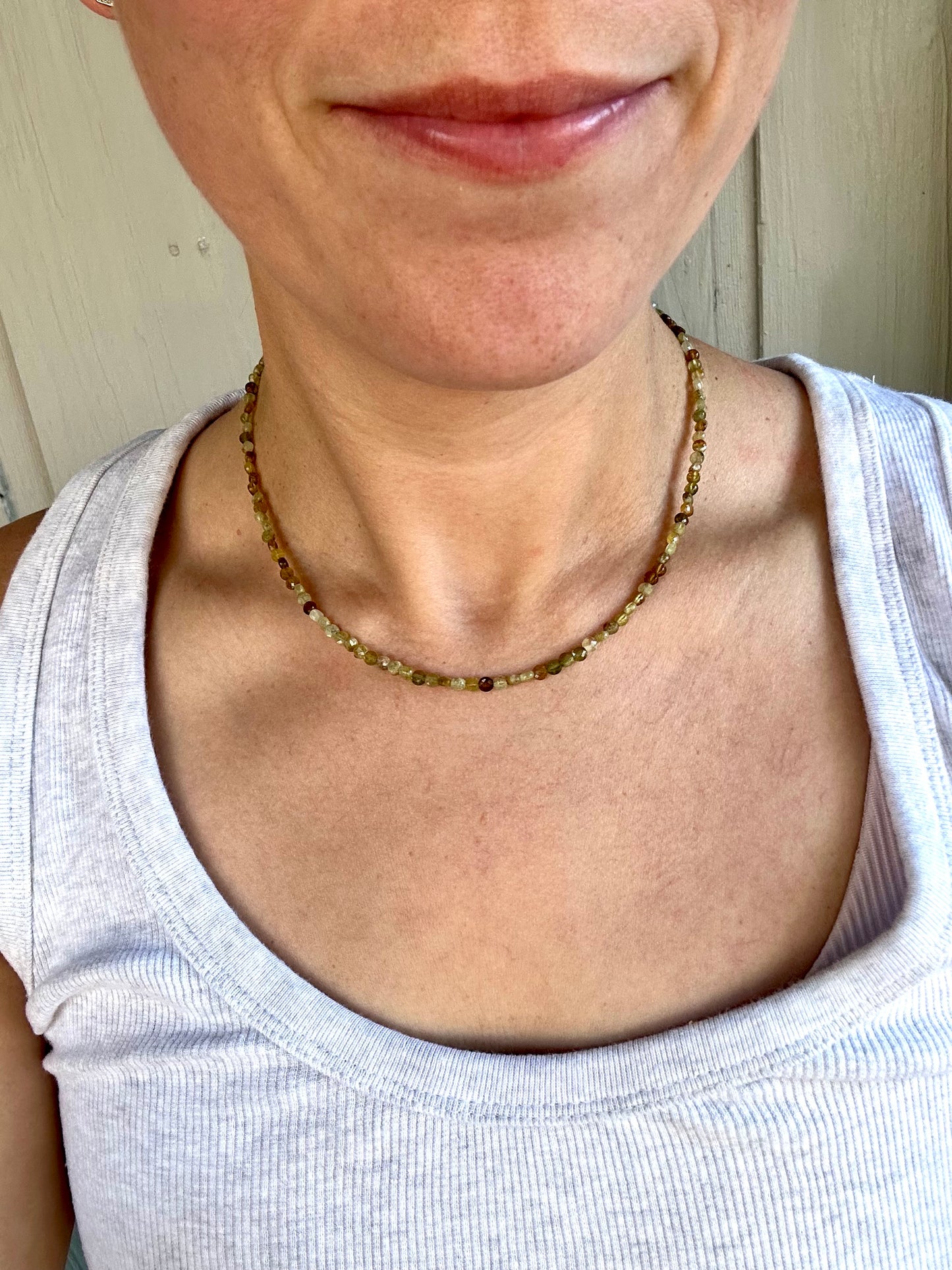 Green Garnets Necklace