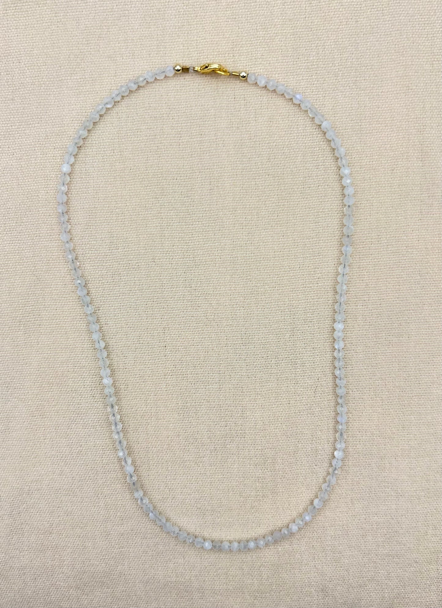 White Moonstone Necklace