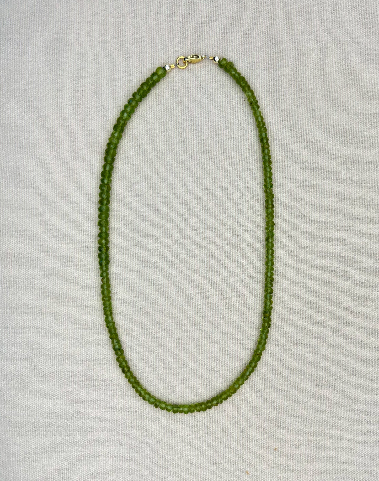 Green Peridot Necklace