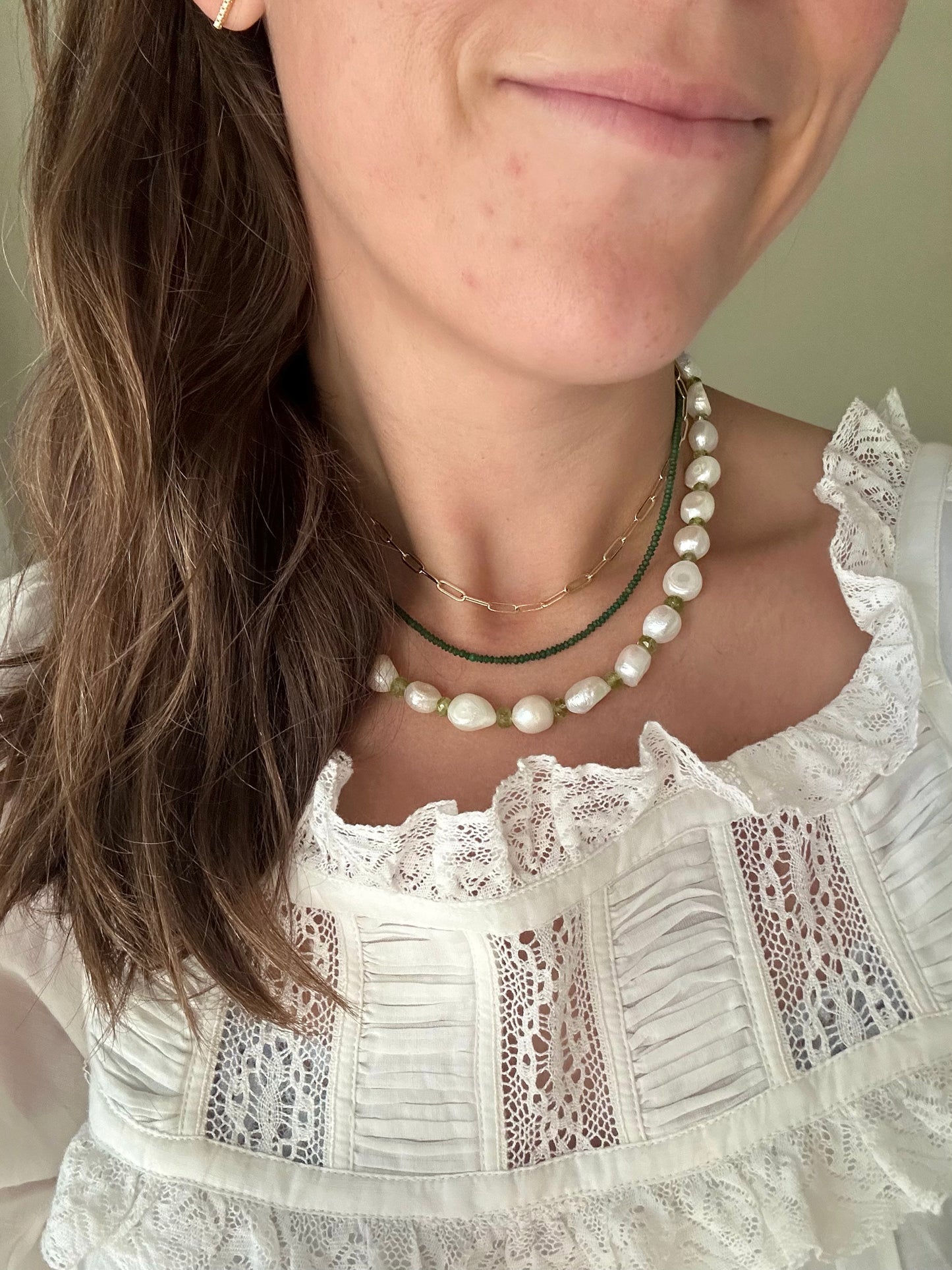 Mini Emerald Necklace